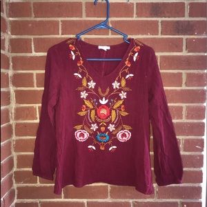 Floral very cute shirt!